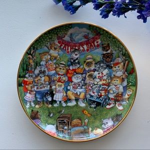 Franklin Mint Bill Bell “Purrfect Pops” Plate